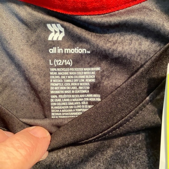 All in Motion Athletic Tee Large (12/14) (GL) - Picture 5 of 11